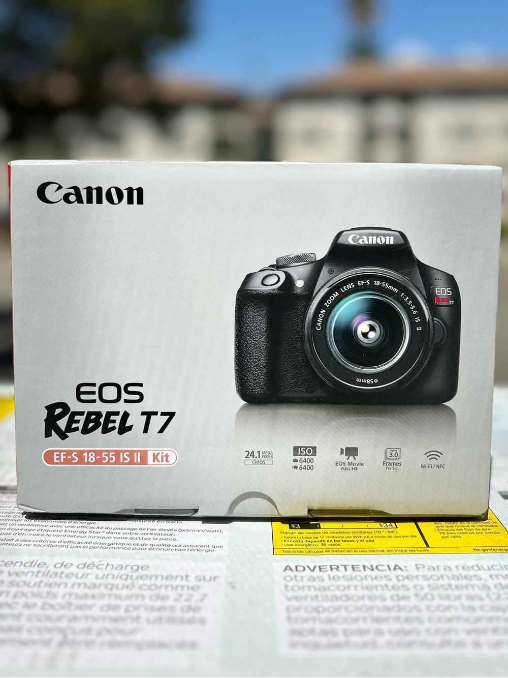 Canon EOS Rebel T7 EF-S 18-55 IS II Kit
